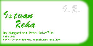 istvan reha business card